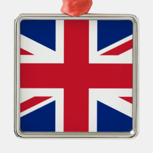 Flag of the United Kingdom Metal Ornament