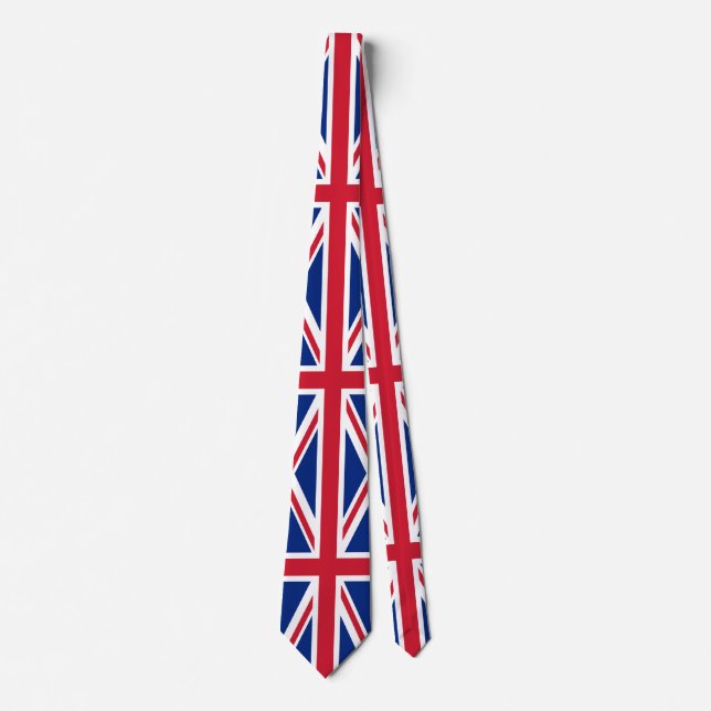 Flag of the United Kingdom Neck Tie (Front)