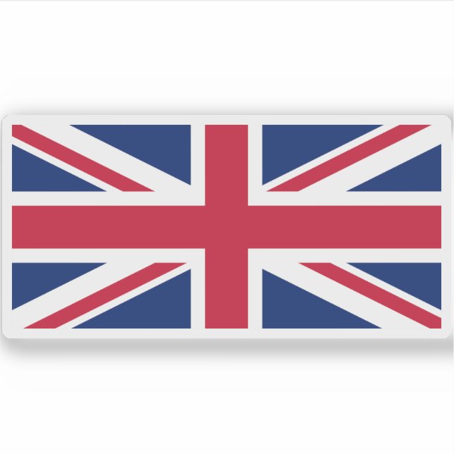 Flag of the United Kingdom of Great Britain Sticker (Front)