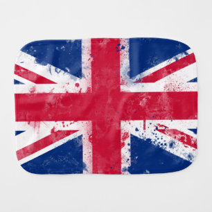 Flag of the United Kingdom or the Union Jack Burp Cloth