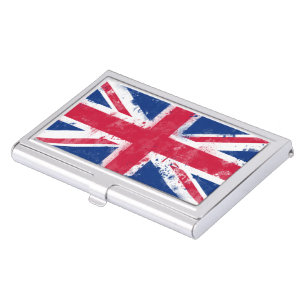 Flag of the United Kingdom or the Union Jack Business Card Case