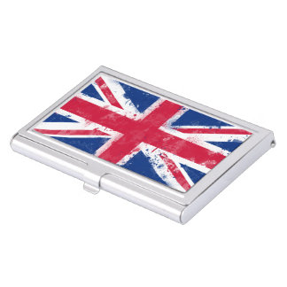 Flag of the United Kingdom or the Union Jack Business Card Case