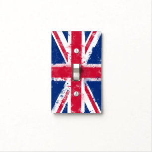 Flag of the United Kingdom or the Union Jack Light Switch Cover