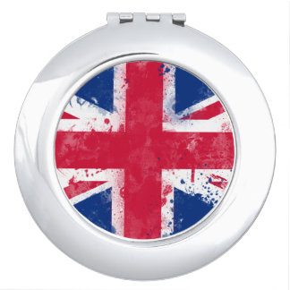 Flag of the United Kingdom or the Union Jack Mirror For Makeup