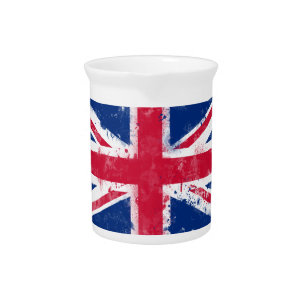 Flag of the United Kingdom or the Union Jack Pitcher