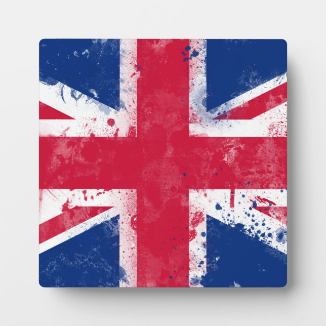 Flag of the United Kingdom or the Union Jack Plaque (Front)