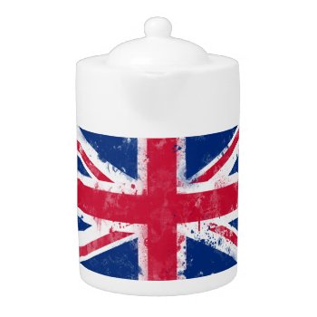 Flag Of The United Kingdom Or The Union Jack Teapot by flagshack at Zazzle