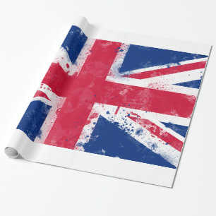 Flag of the United Kingdom or the Union Jack Wrapping Paper