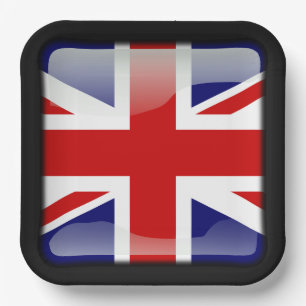 Flag of the United Kingdom Paper Plates