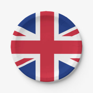 Flag of the United Kingdom Paper Plates