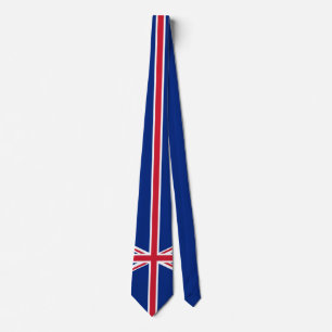Flag of the United Kingdom pattern Neck Tie