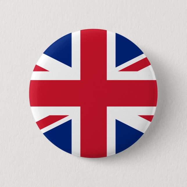 Flag of the United Kingdom Pinback Button (Front)