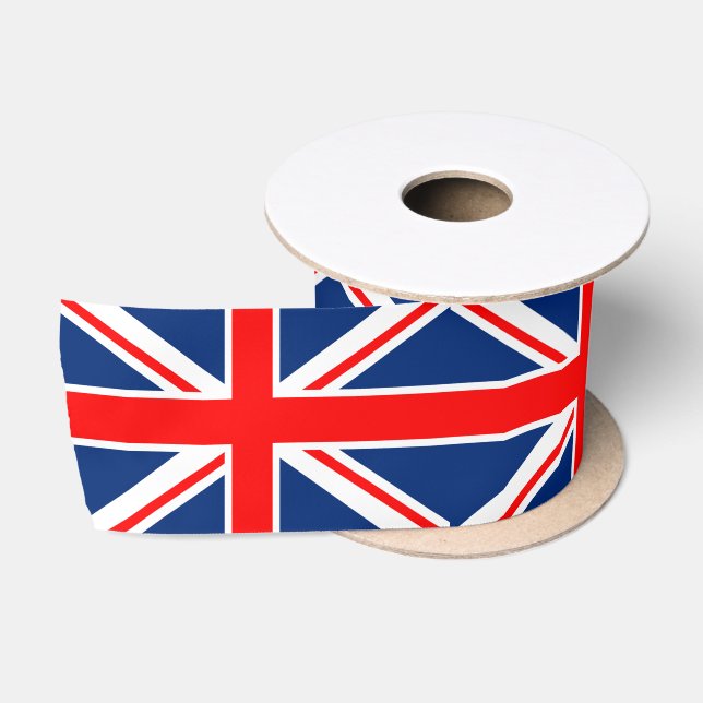Flag of the United Kingdom Satin Ribbon (Spool)