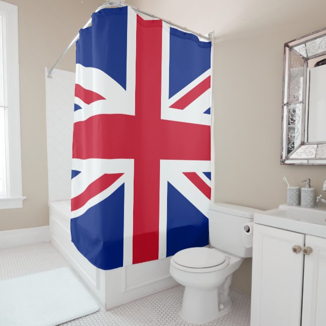 Flag of the United Kingdom Shower Curtain (In Situ)