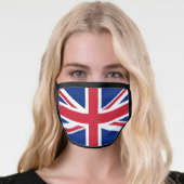 Flag of the United Kingdom (UK) Face Mask (Worn Her)