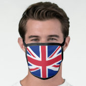Flag of the United Kingdom (UK) Face Mask (Worn Him)