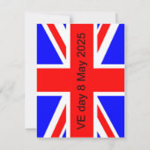 Flag of the United Kingdom VE day 2025 (Front)