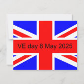 Flag of the United Kingdom VE day 2025 (Back)