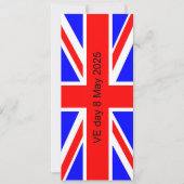 Flag of the United Kingdom VE day 2025 (Front)