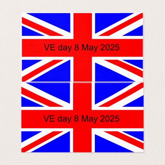 Flag of the United Kingdom VE day 2025  (Outside Unfolded)