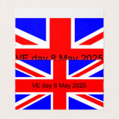 Flag of the United Kingdom VE day 2025  (Inside Unfolded)