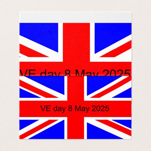 Flag of the United Kingdom VE day 2025  (Inside Unfolded)