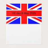 Flag of the United Kingdom VE day 2025 (Inside Unfolded)
