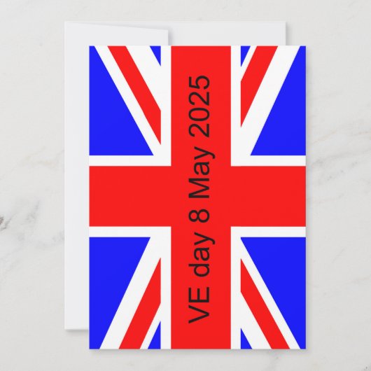 Flag of the United Kingdom VE day 2025  (Front)