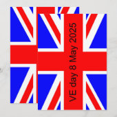 Flag of the United Kingdom VE day 2025 (Front/Back)