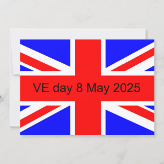 Flag of the United Kingdom VE day 2025 