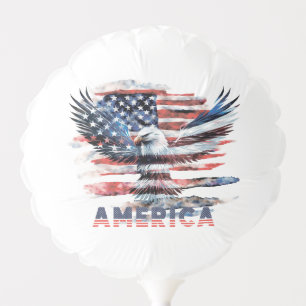 Flag of the United States. America Balloon