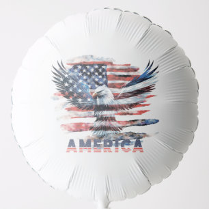 Flag of the United States. America Balloon