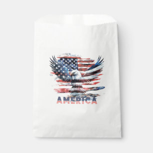 Flag of the United States. America Favor Bag