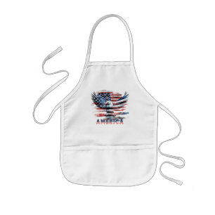 Flag of the United States. America Kids' Apron