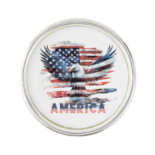 Flag of the United States. America Lapel Pin