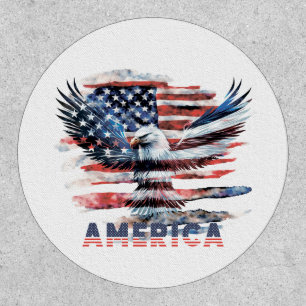 Flag of the United States. America Patch