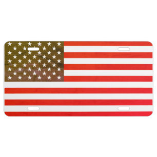 Flag of the United States - American Flag License Plate