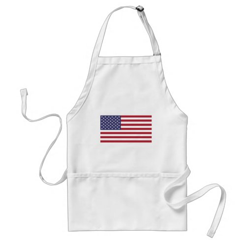 Flag of the United States _ American USA US Flag Adult Apron