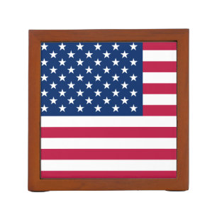 Flag of the United States Desk Organizer