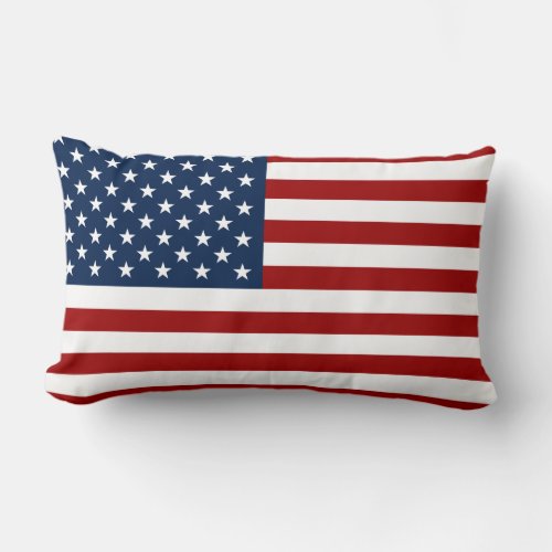 Flag of the United States Lumbar Pillow