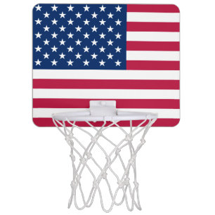 Flag of the United States Mini Basketball Goal Hoop