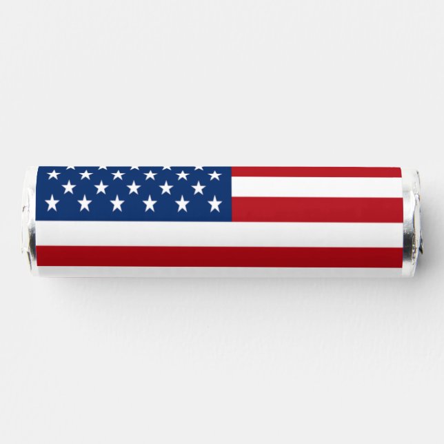 Flag of the United States of America Breath Savers® Mints (Front)