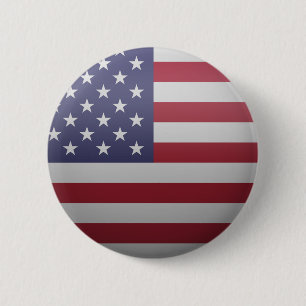 Flag of the United States of America Button