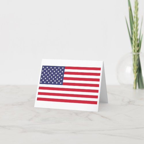 Flag of the United States of America Card