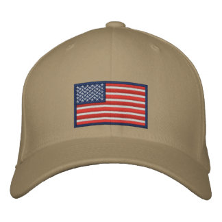 Flag of the United States of America Embroidered Baseball Hat