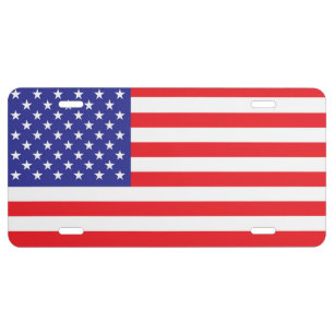 Flag of the United States of America License Plate