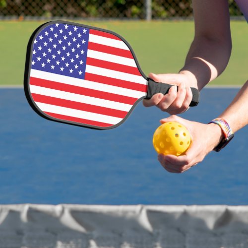 Flag of the United States of America Pickleball Paddle
