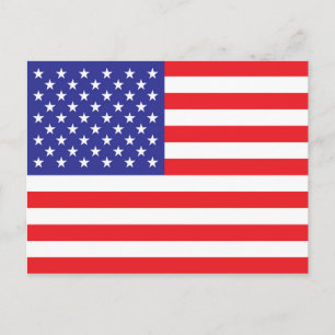 Flag of the United States of America Postcard