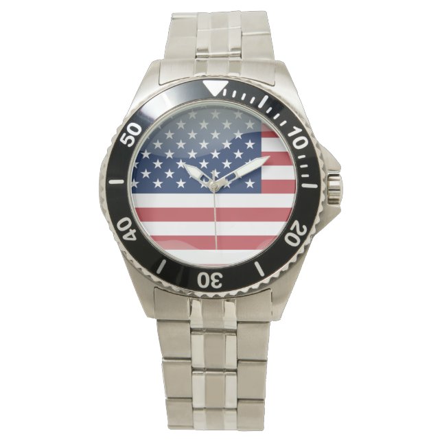 Flag of the United States of America Watch (Front)
