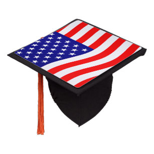 Flag of the United States of America - your ideas Graduation Cap Topper